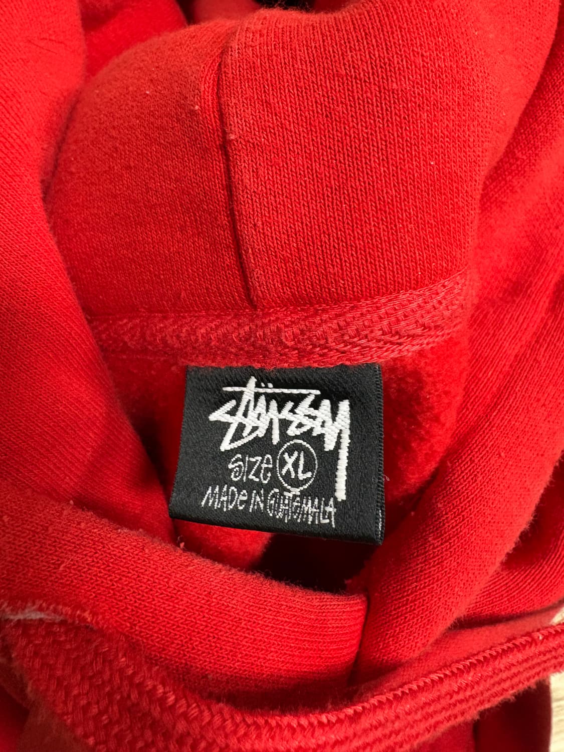 스투시 후드티 레드 xl 상품이미지4