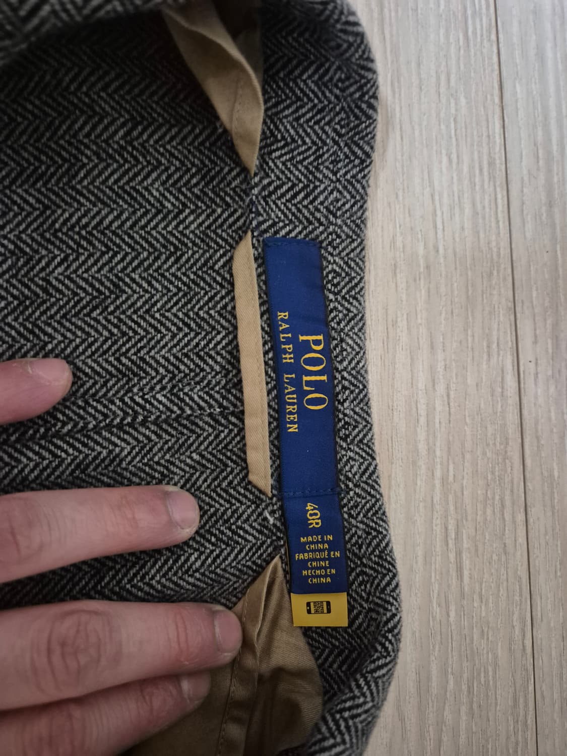 폴로 헤링본 스포츠자켓 40R 판매합니다. 상품이미지2