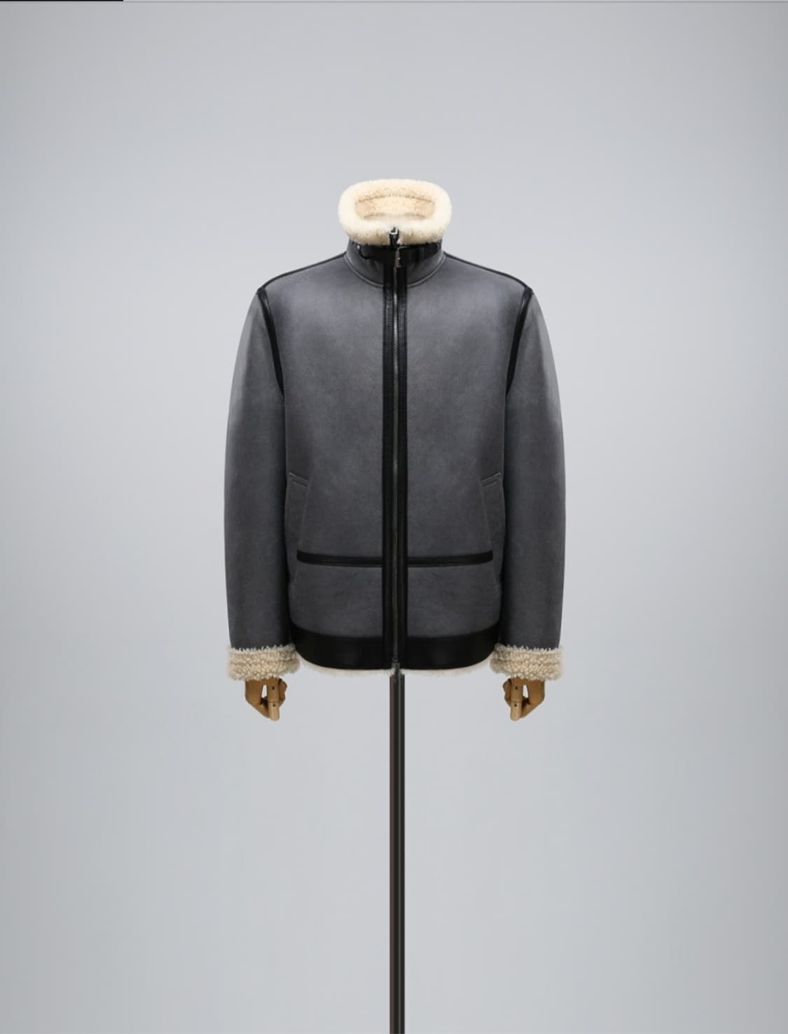 Real LambSkin - Crack Leather Mustang 상품이미지4