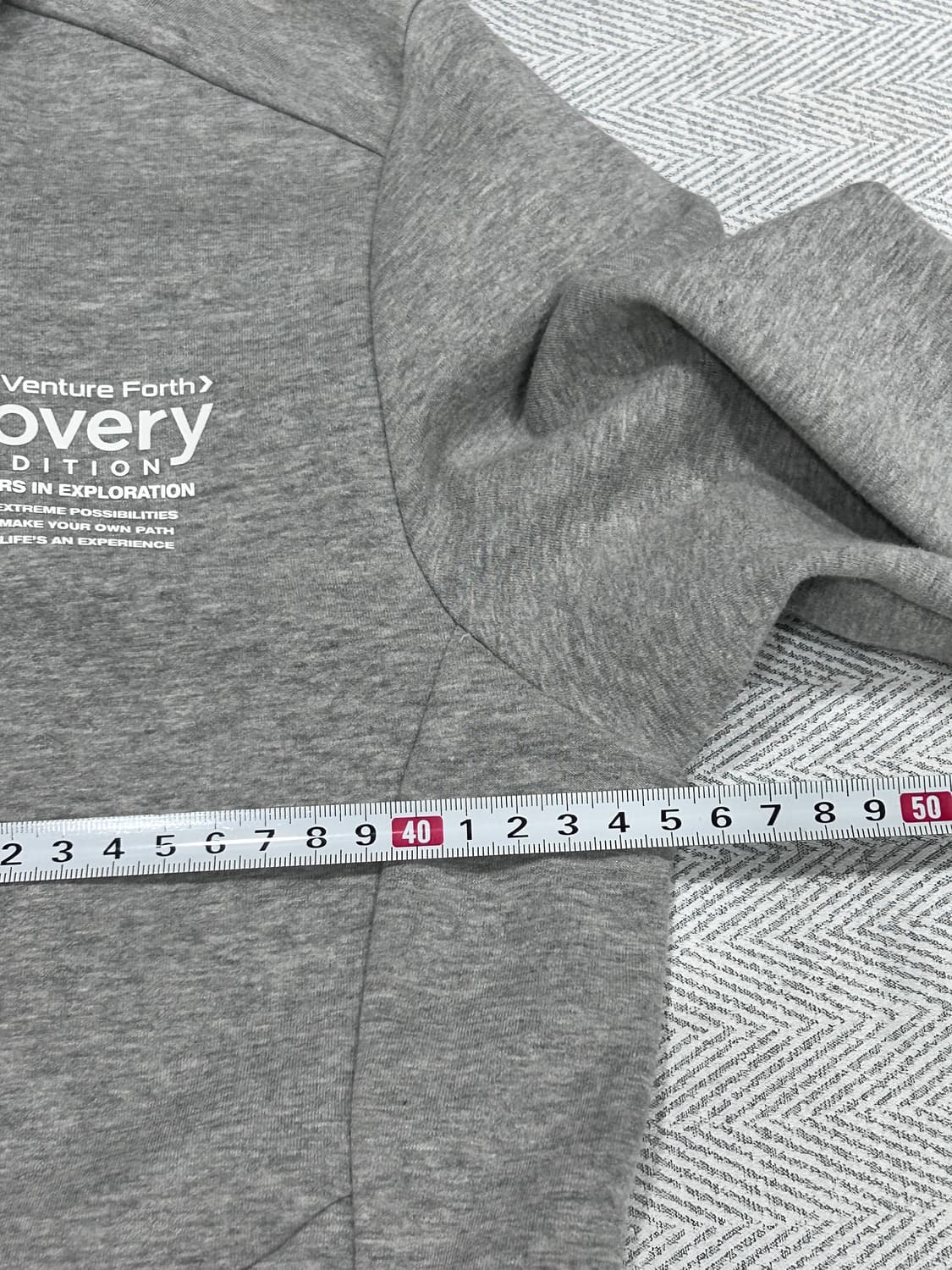 디스커버리 그레이 후드집업 여성 90사이즈 상품이미지9
