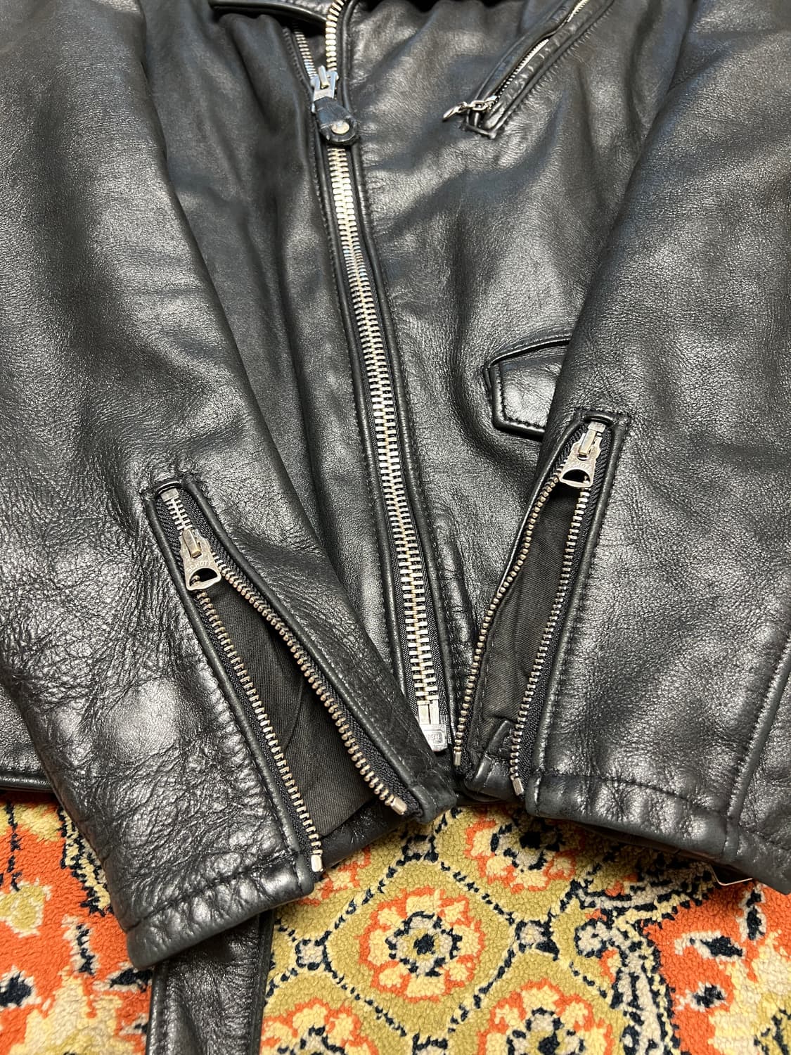 쇼트 schott 626 가죽 라이더 자켓  M 상품이미지4