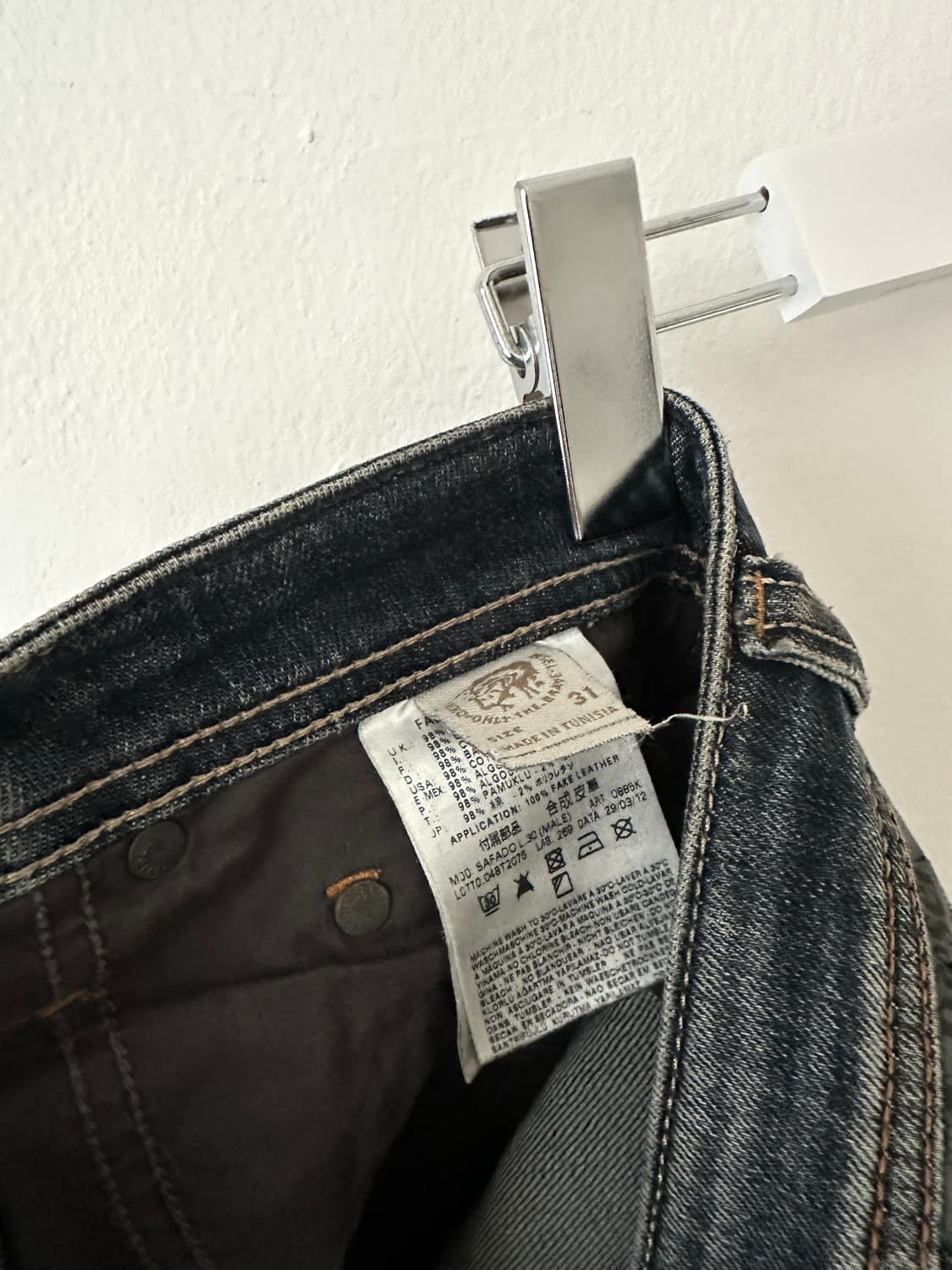 디젤 워싱 세미 슬림진 상품이미지8