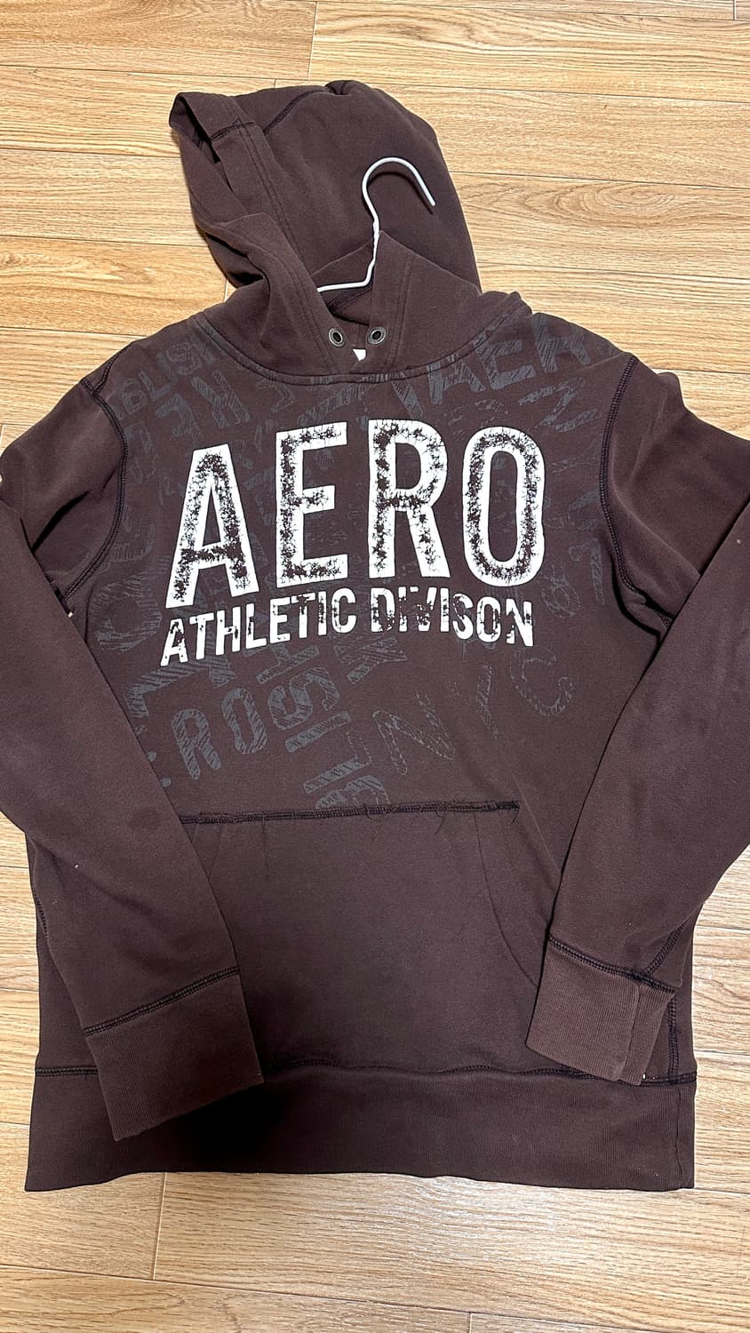 빈티지 브라운 후드티 상품이미지1