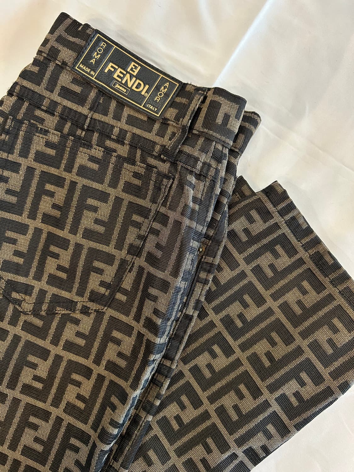 FENDI 펜디 90's FF 자카드 팬츠 상품이미지1