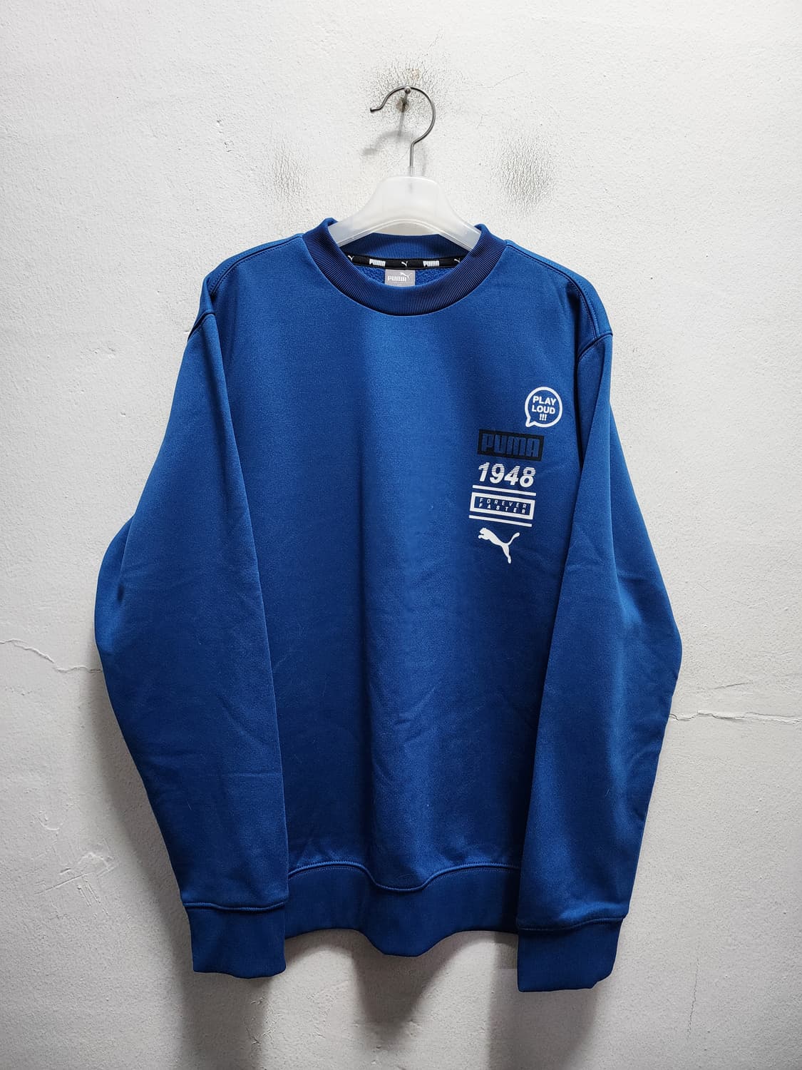 푸마 기모 블루 트레이닝복 세트  상품이미지2