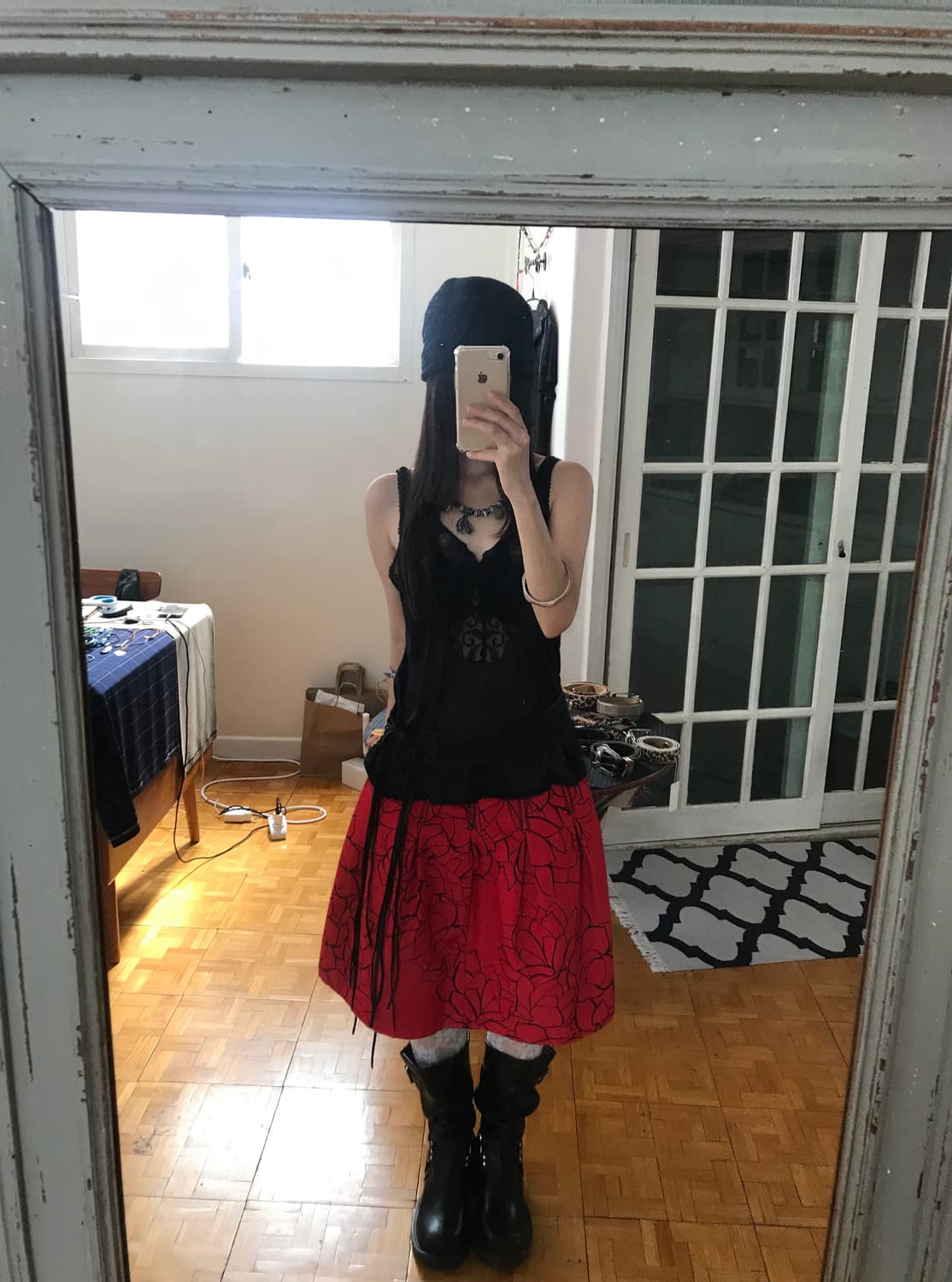 vintage lace see-through sleeveless 상품이미지5