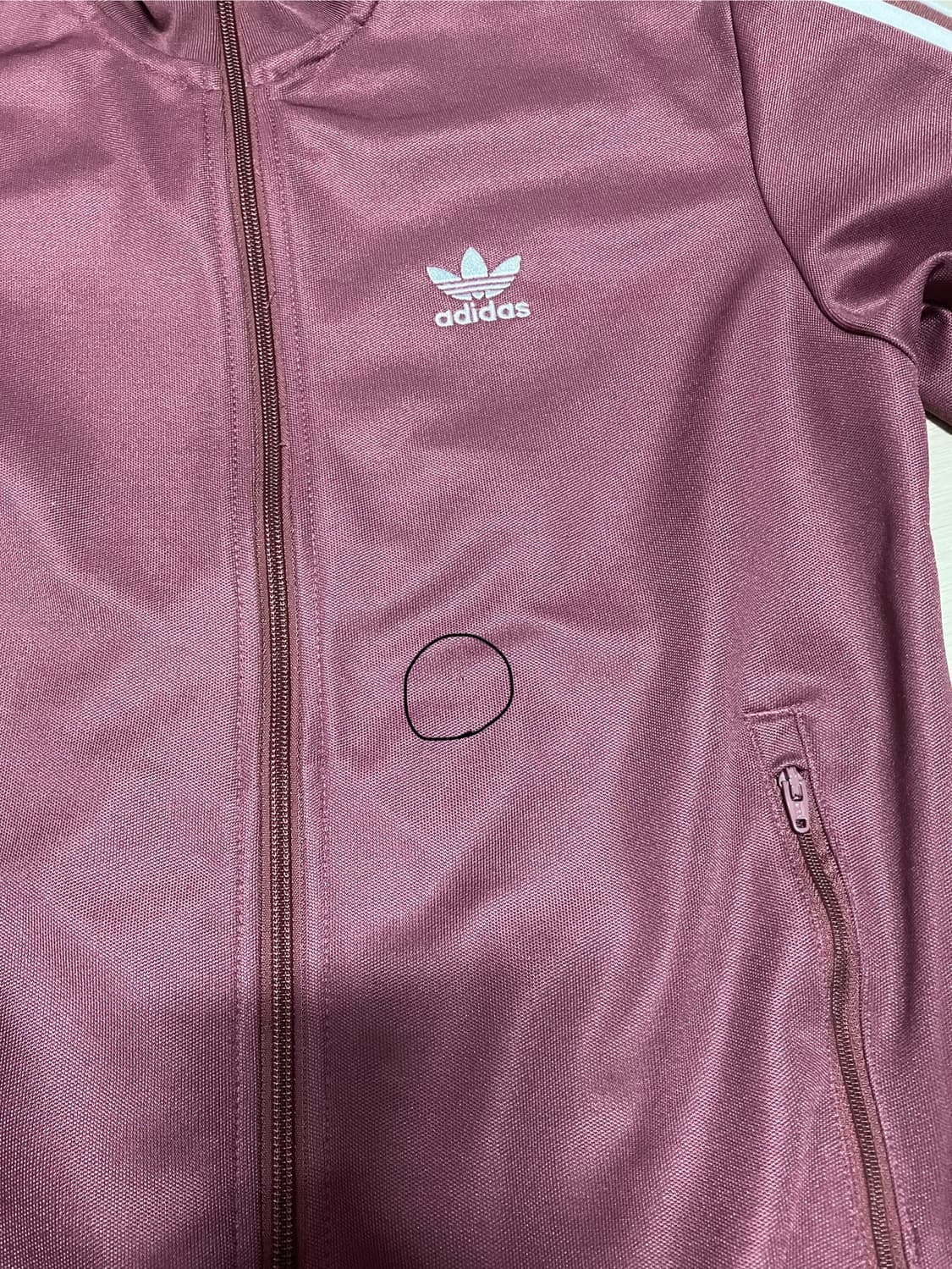 아디다스 베켄바우어 콰이어트크림슨s 상품이미지9