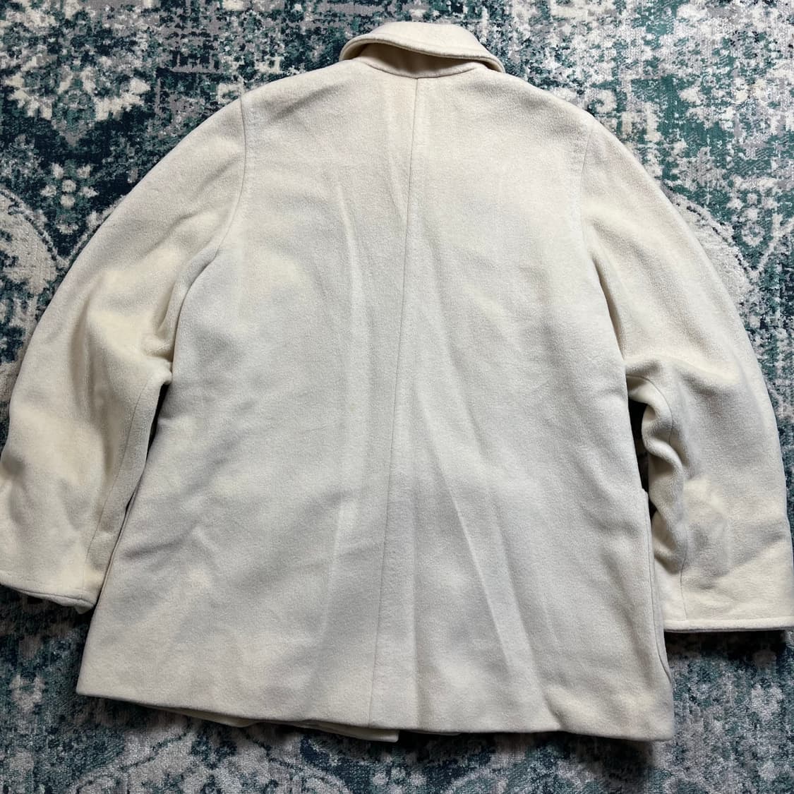 Maxmara 막스마라 아이보리 반 하프 코트 자켓(38) 상품이미지4