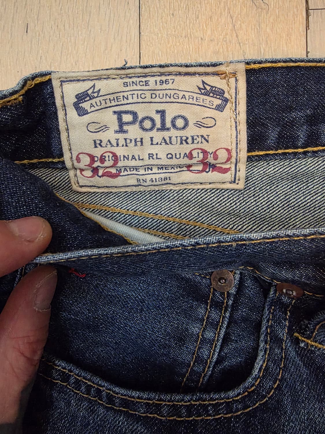 폴로랄프로렌 워싱데님 32/32    상품이미지4