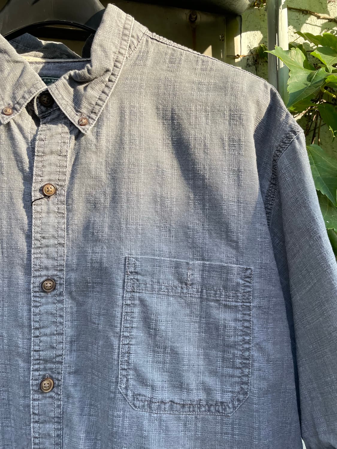 Vintage work 1/2 shirt (gray) 상품이미지2