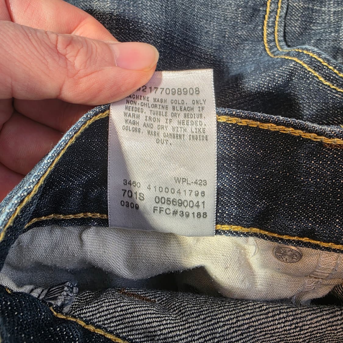 [W29L30]00s 리바이스 569 루즈스트레이트핏 데님 팬츠 상품이미지5