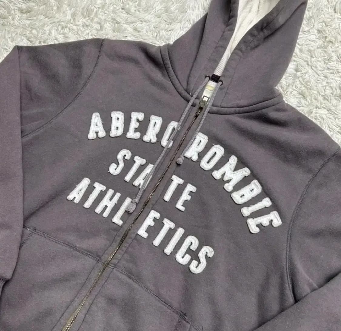 아베크롬비 차콜 후드집업 (희귀) 상품이미지1