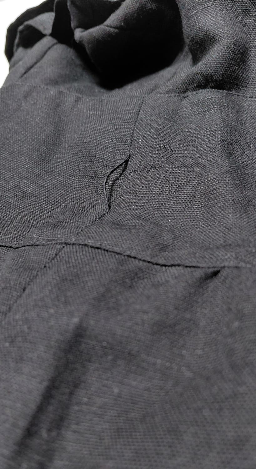 DUAL VIEW 린넨 텐셀 혼방 셔츠 원피스 (40사이즈/M) 상품이미지10