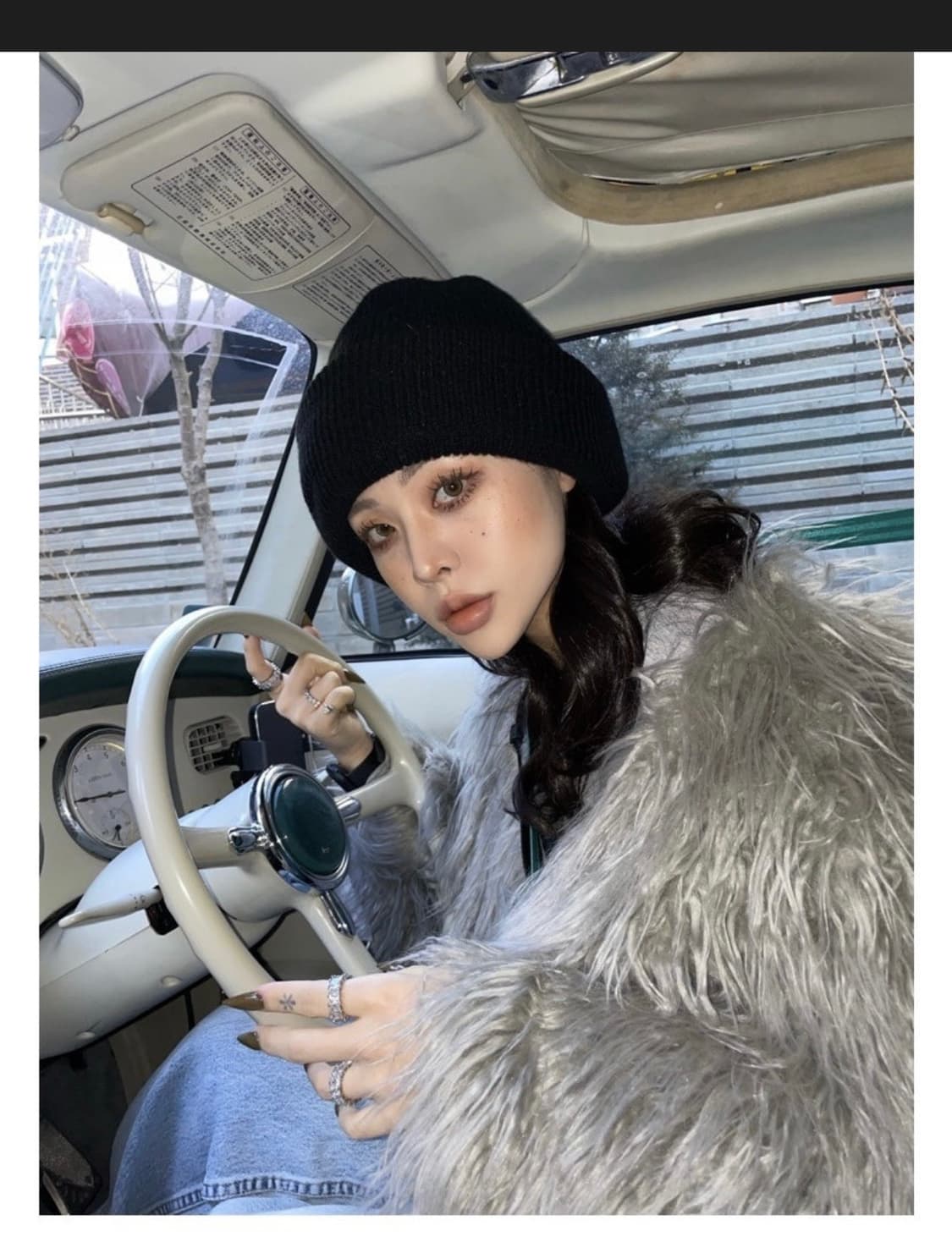 오도어 크루엘라 퍼자켓 - 화이트 상품이미지4