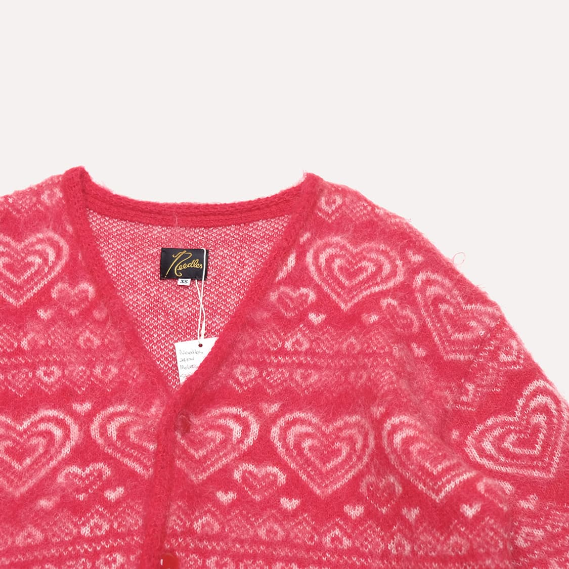 24fw heart mohair cardigan 상품이미지3