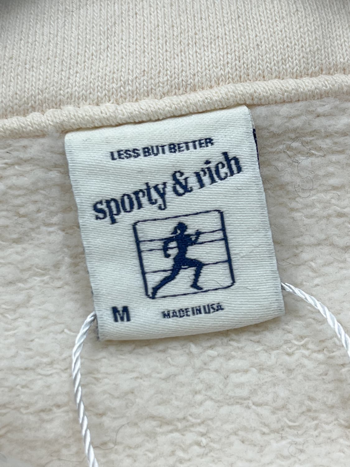 스포티앤리치 22f/w 엠브로이더드 폴로 셔츠 상품이미지5