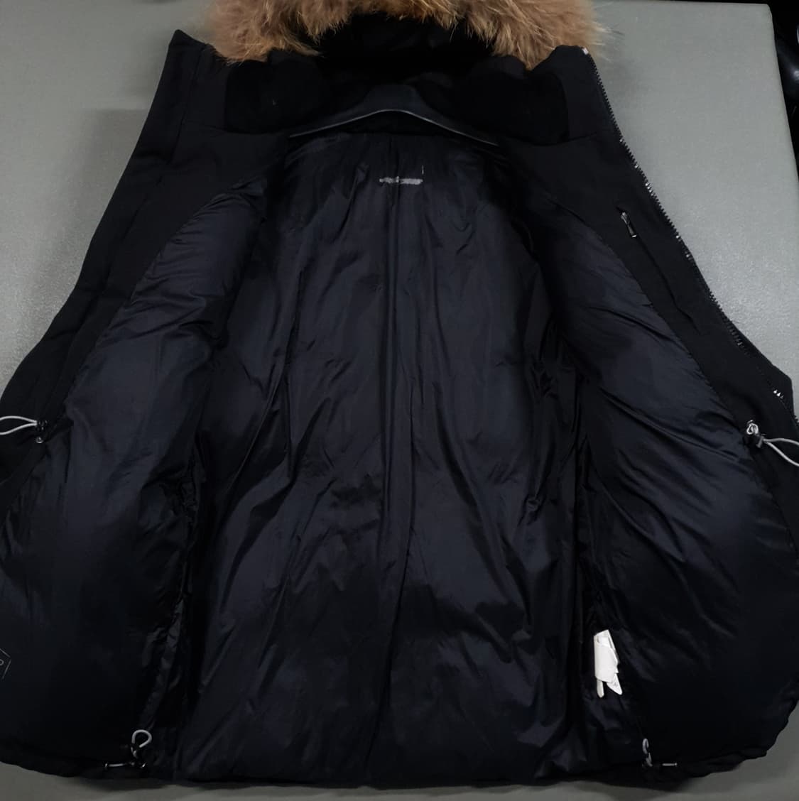 95 (M) 빈폴 아웃도어 고어텍스 윈드스토퍼 폴라 구스 다운 패딩 점퍼 상품이미지9