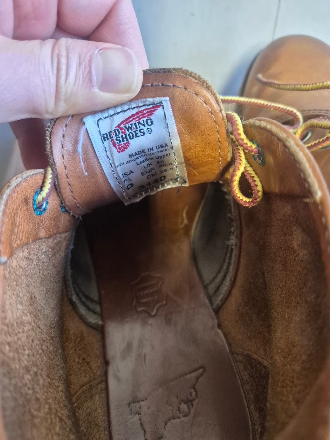 redwing 레드윙 3140 워크 처카 부츠 모카 상품이미지4