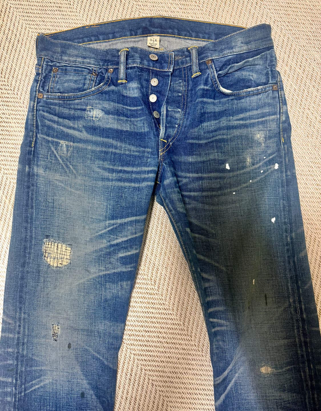 더블알엘 2011출 오리지널 디스 워싱 스트레이트 셀비지 상품이미지2