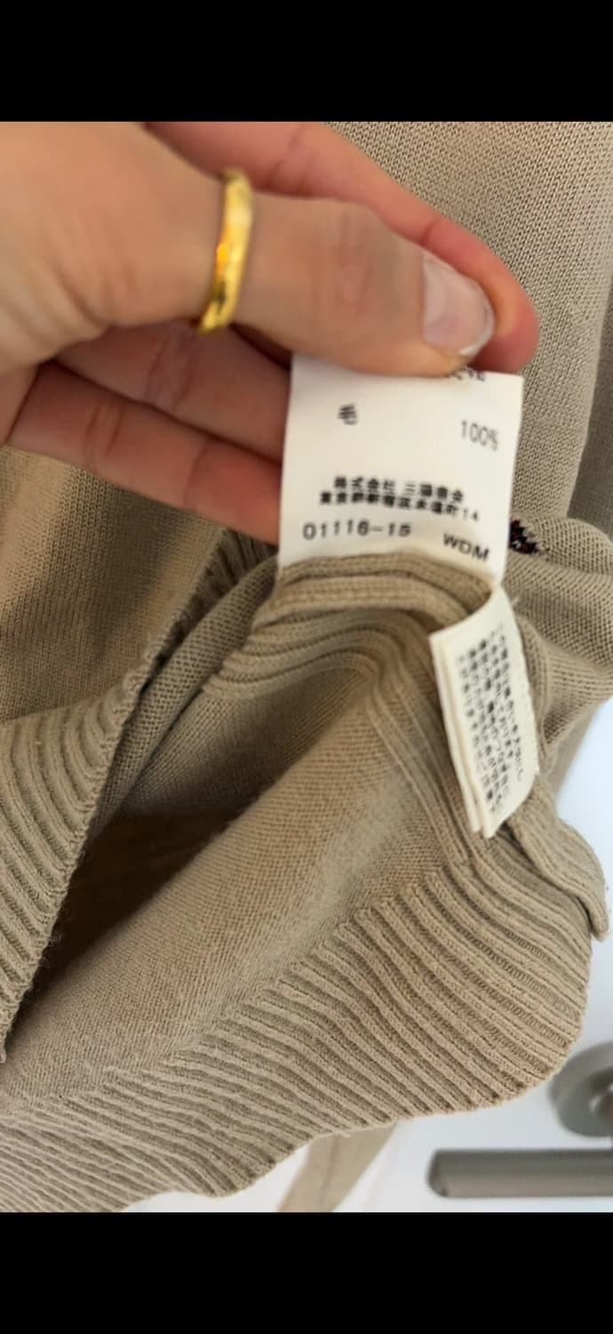 버버리 런던 반집업 니트 여성 44,55 정품 상품이미지3