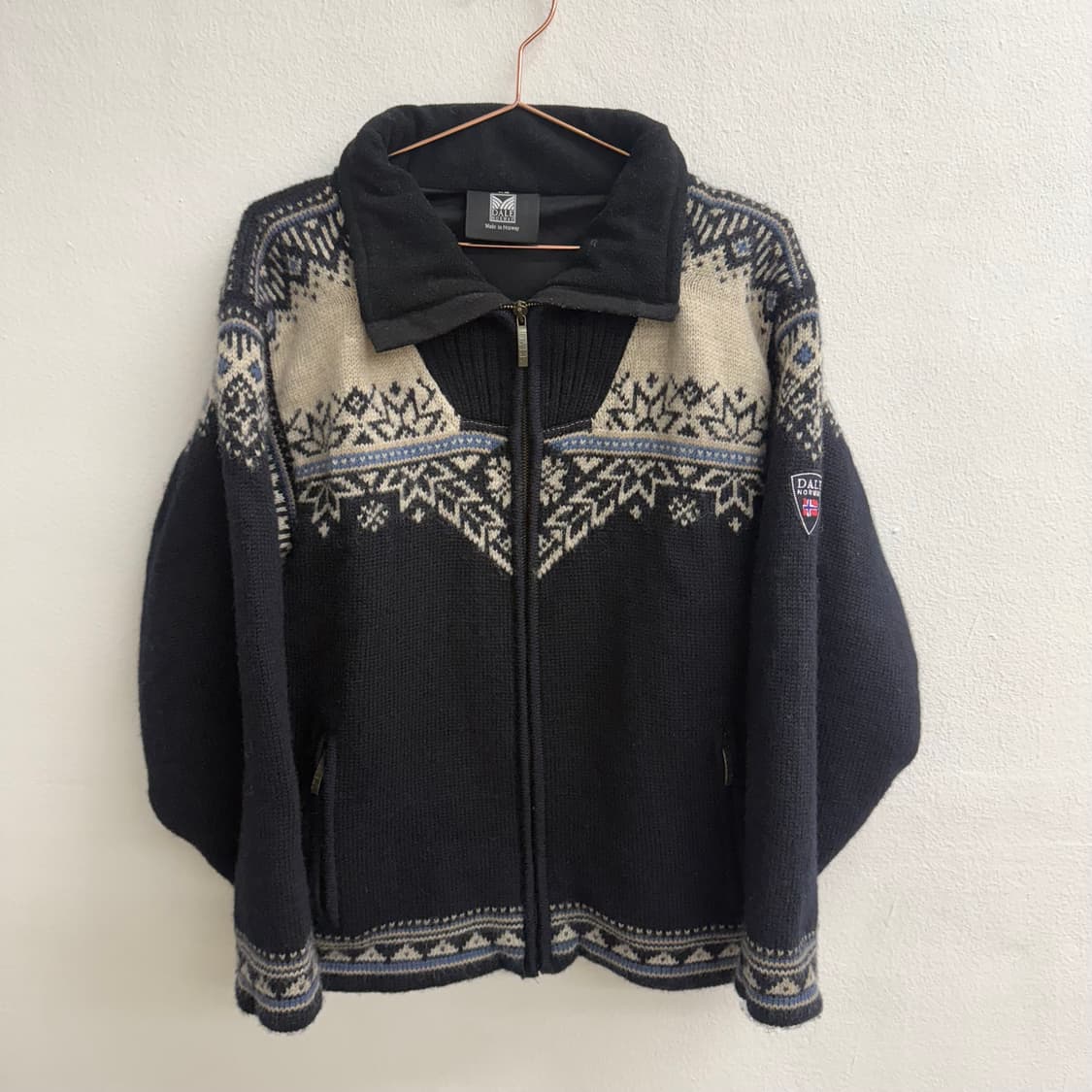 90S Dale of Norway 집업 니트 가디건 (XS) 상품이미지1