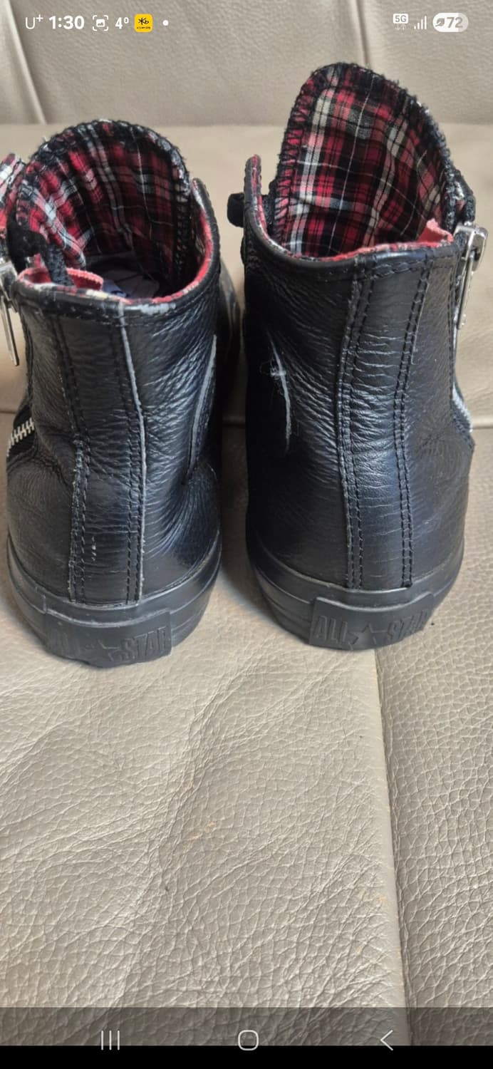 컨버스 척테일러 1970s 하이 프리미엄 레더 240mm 상품이미지6