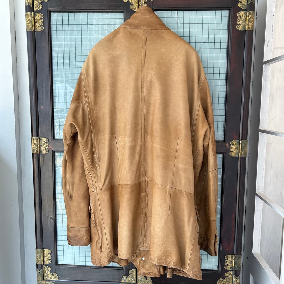 00s Armani Jeans 레더 필드 자켓 상품이미지7