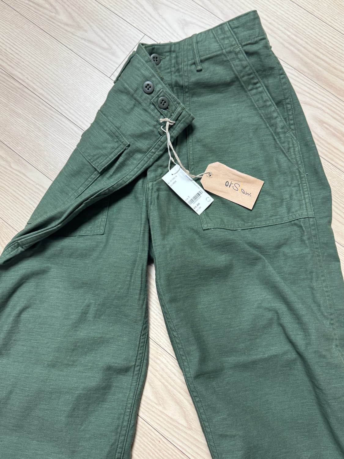 오어슬로우 orslow 퍼티그 팬츠 오리지널 레귤러 2사이즈 상품이미지2