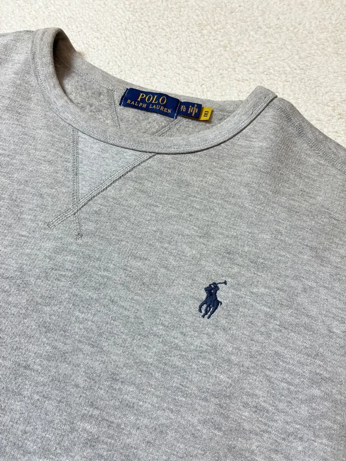 폴로 랄프로렌 로고 큐알 크루넥 맨투맨 PN7261 상품이미지3