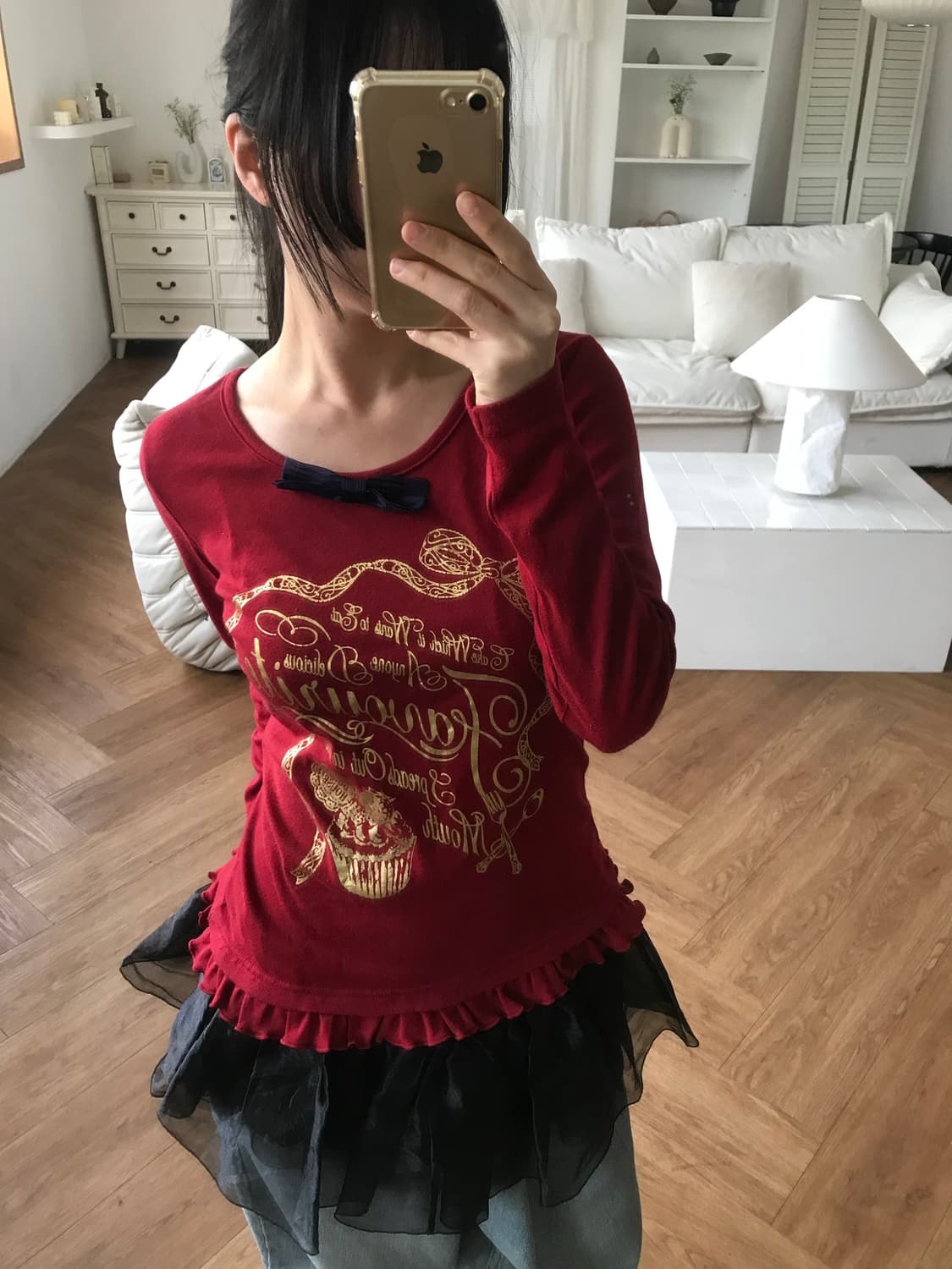 vintage frill t-shirts 상품이미지5