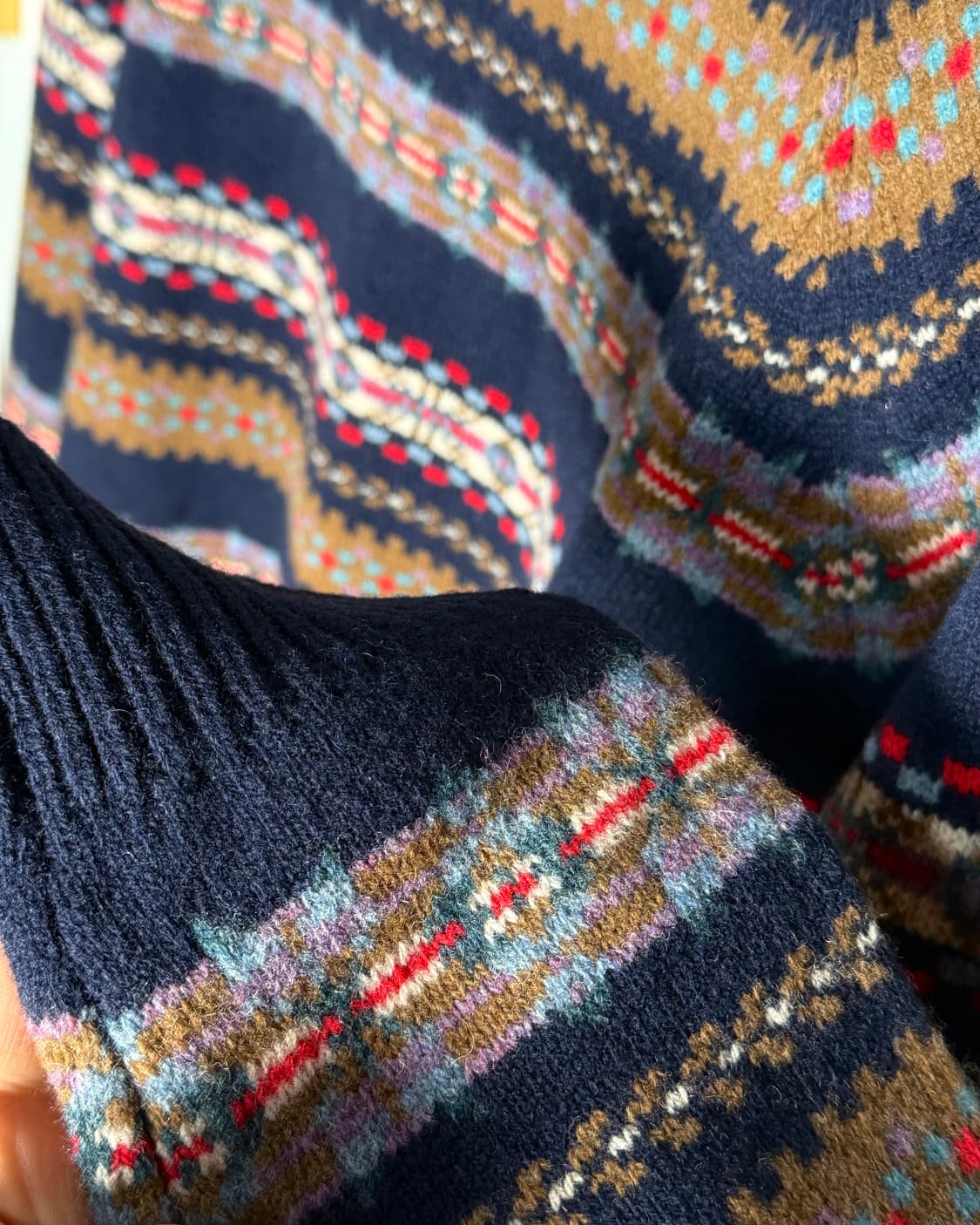 제이크루 램스울 페어아일 스웨터 M 상품이미지3