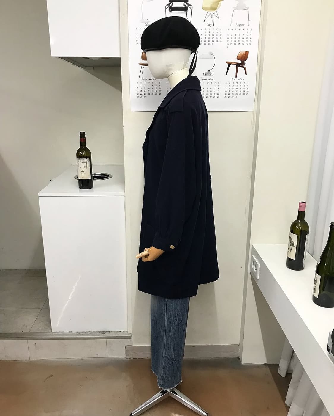 버버리 캐시미어 금장 더블 코트 상품이미지9