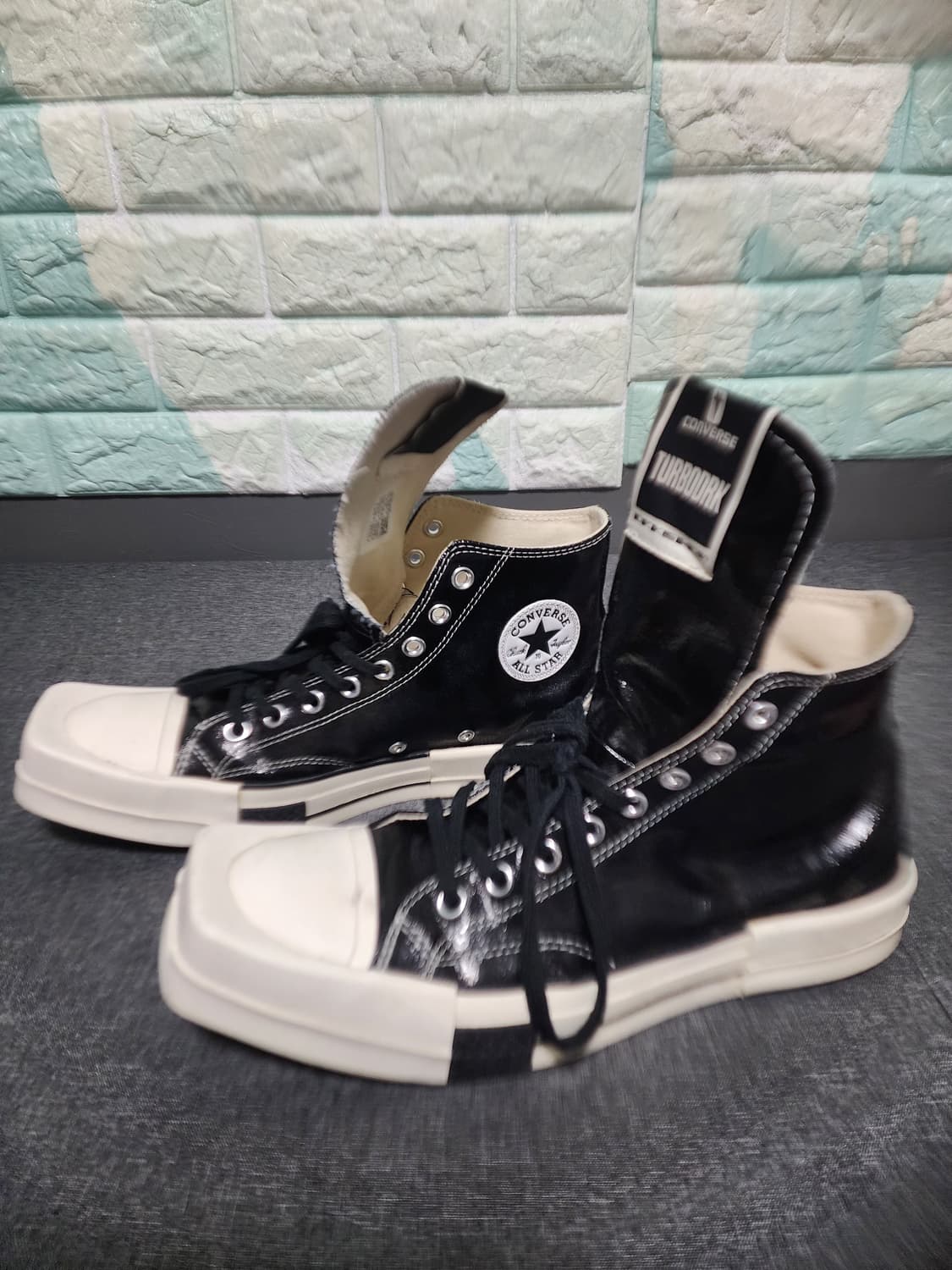 (285) 컨버스 릭오웬스 다크쉐도우 래커드데님 상품이미지2