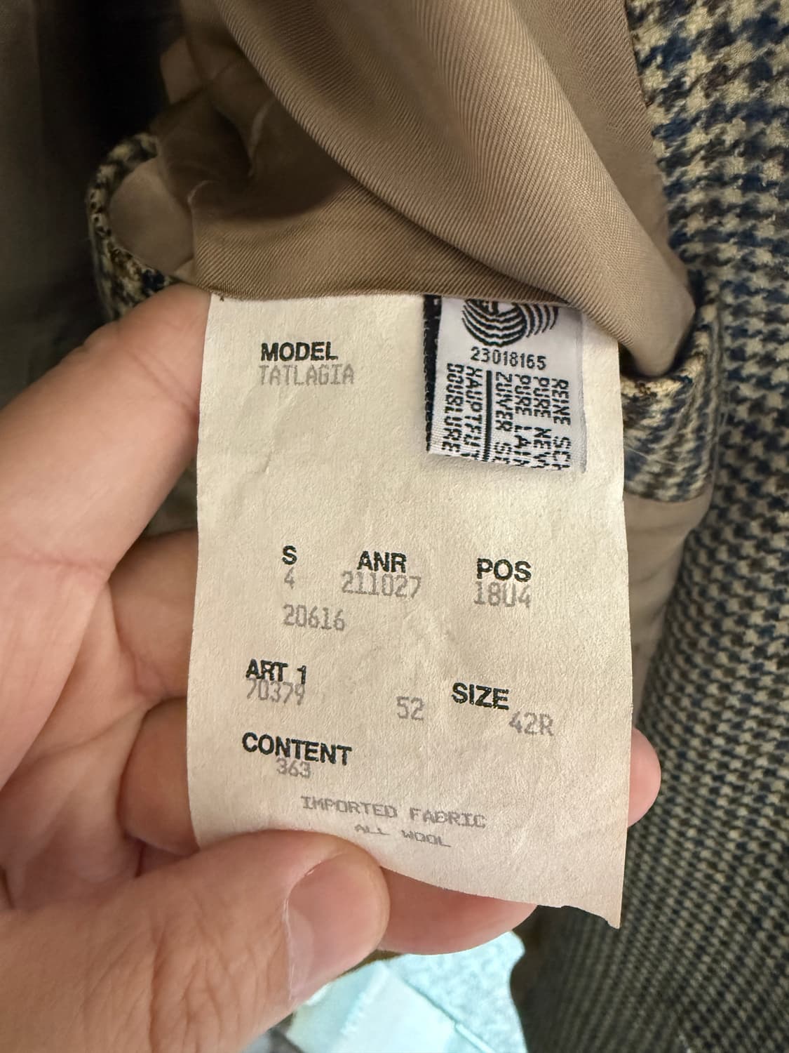 HUGO BOSS 하운드투스 테일러드 자켓 XL 42 상품이미지4