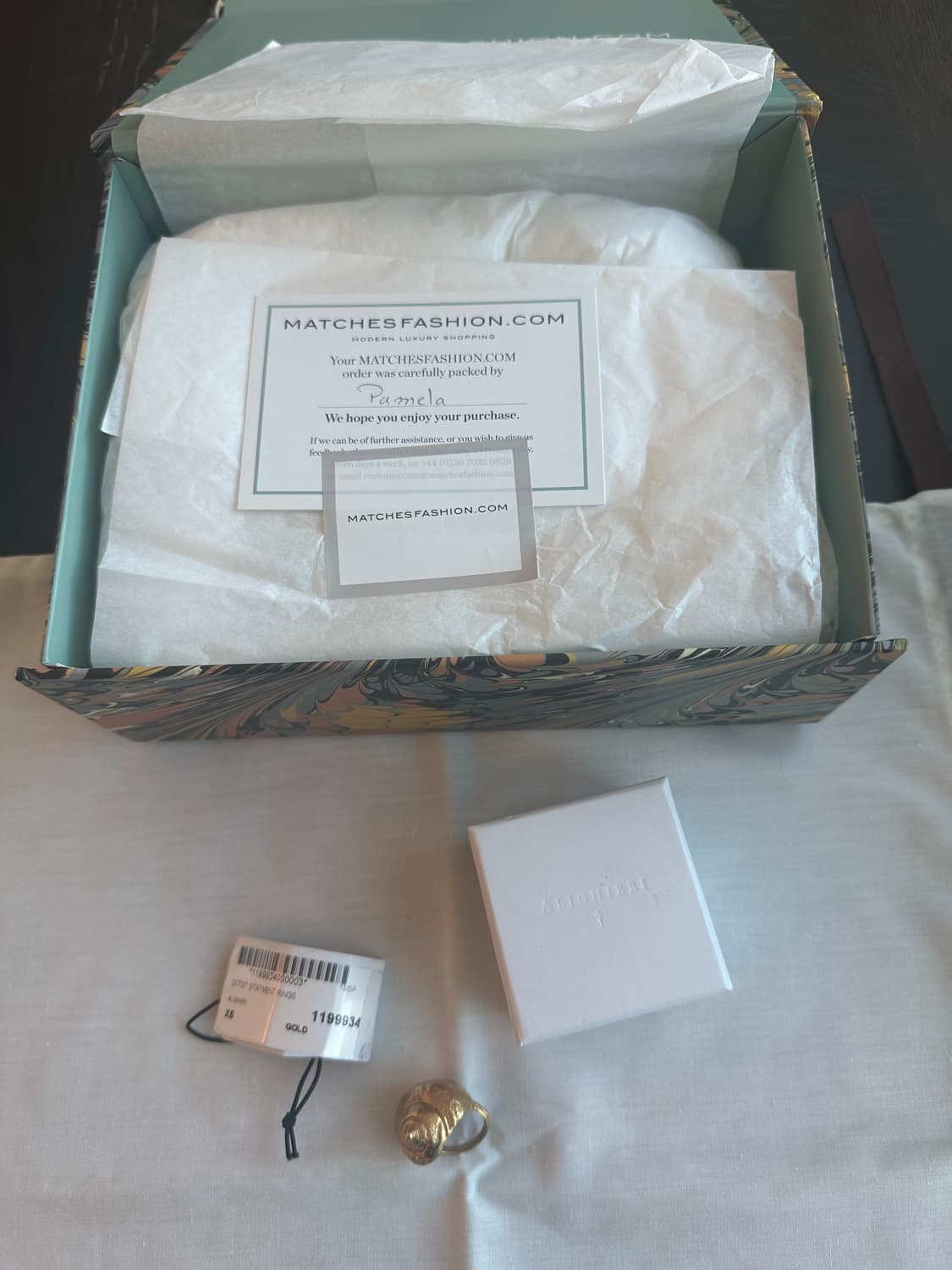 알리기에리 Alighieri 골드 링 XS 새제품 상품이미지3