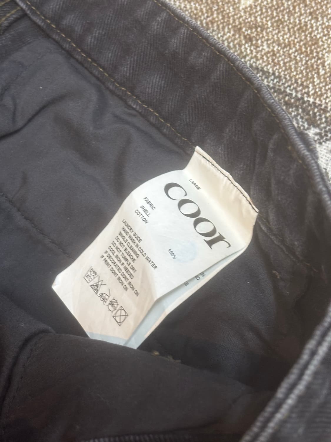 coor 딥 플리츠 커브드 팬츠 상품이미지5