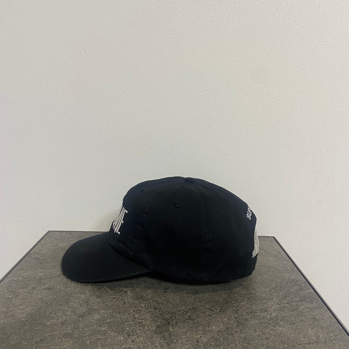 (OS) 슈프림 6패널 볼캡 모자 워시드 블랙 상품이미지2