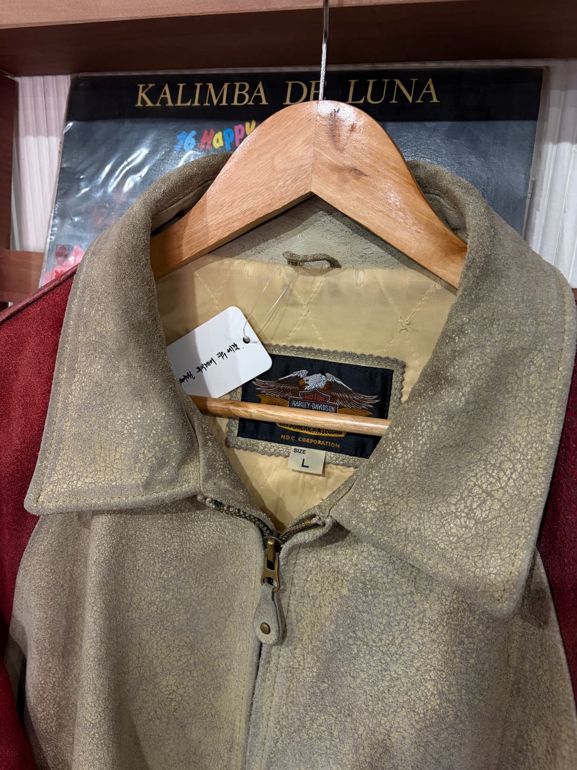 할리데이비슨 패치 카우 레더 자켓 상품이미지4