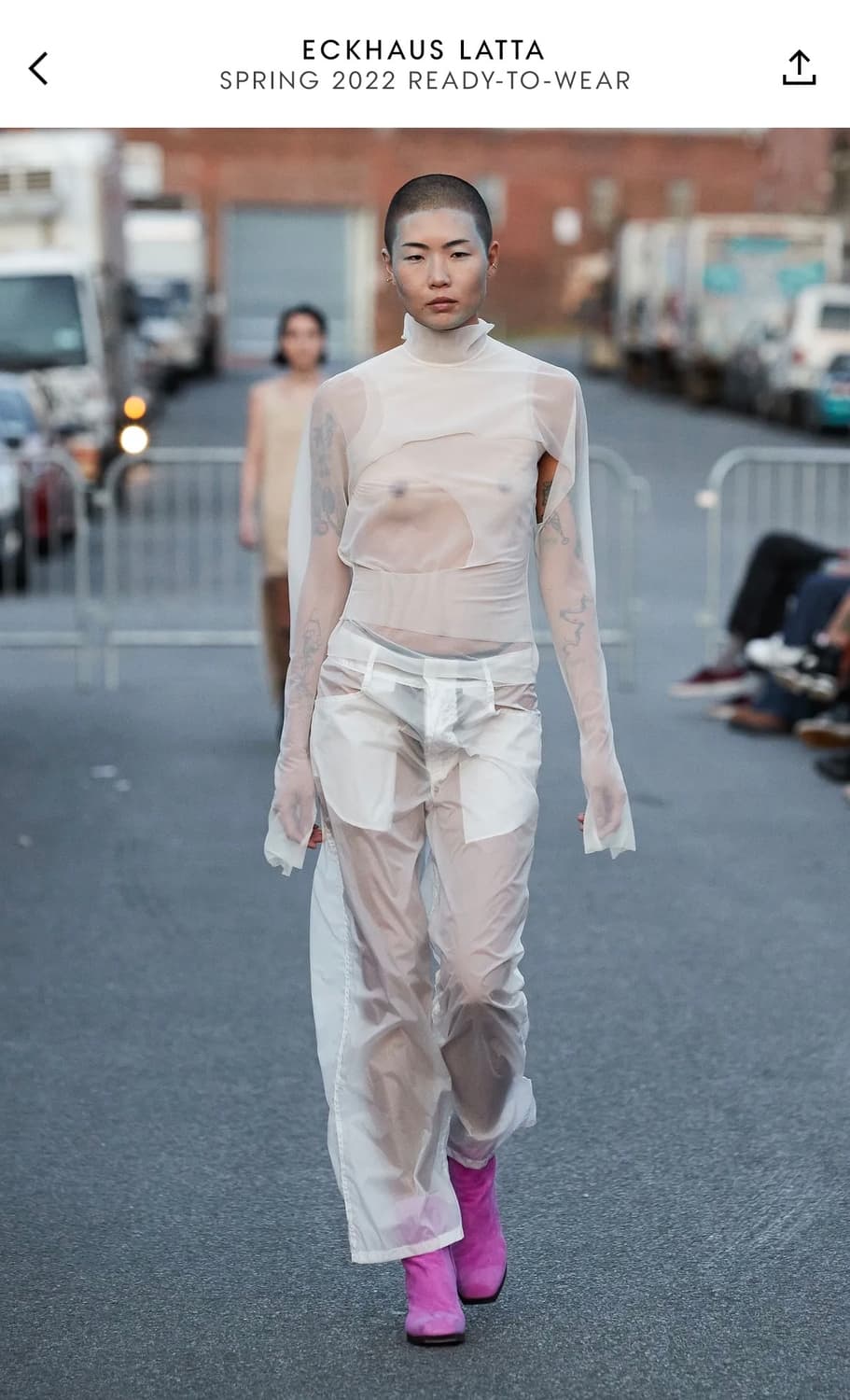 eckhaus latta VAPOR TURTLENECK XS 상품이미지1