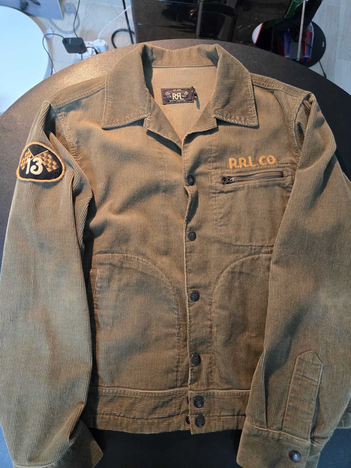 RRL 엠브로이드 코듀로이 자켓 상품이미지1