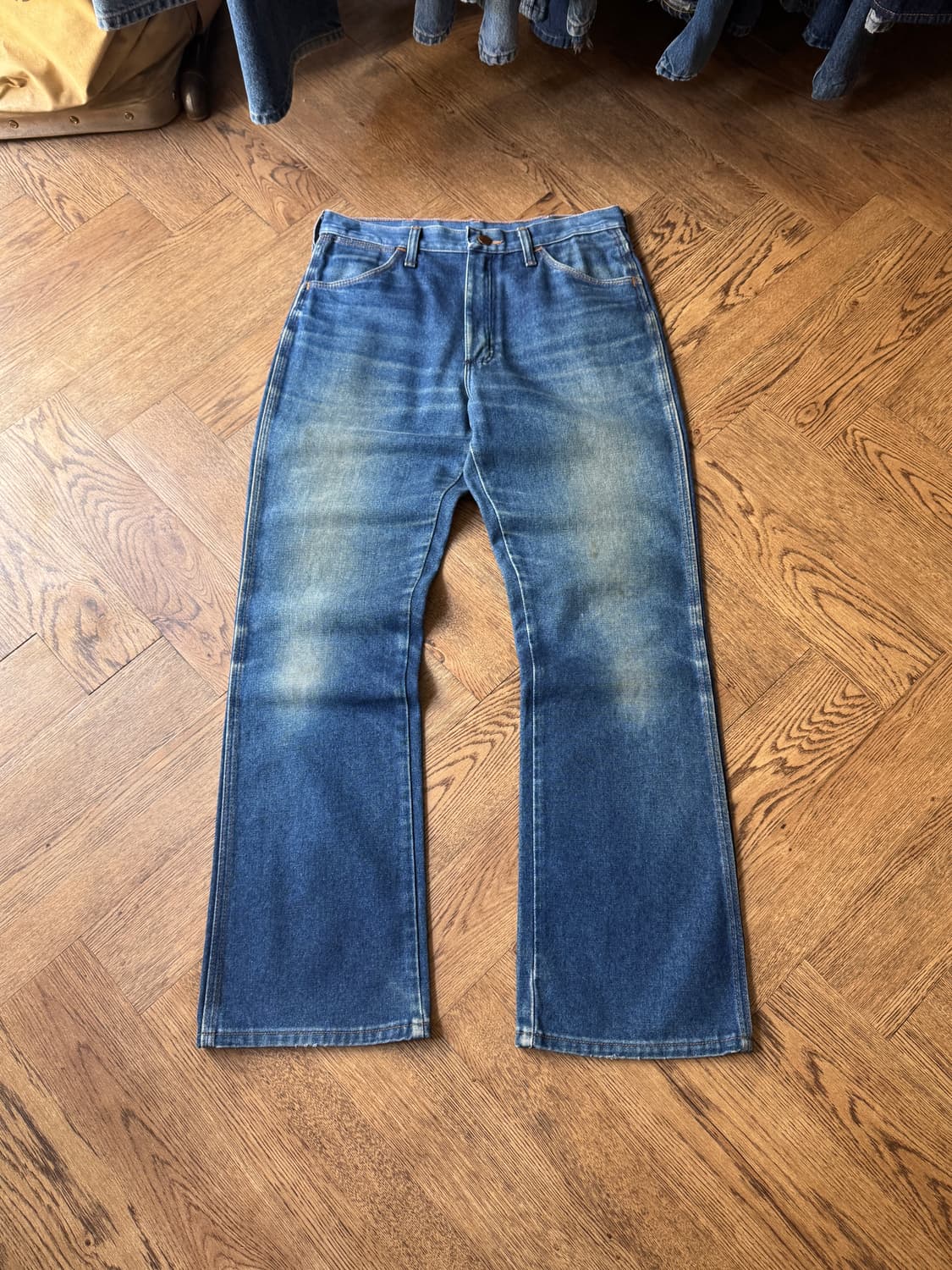[32]90's 랭글러 Made in USA 웨스턴 플레어 데님 팬츠 상품이미지1