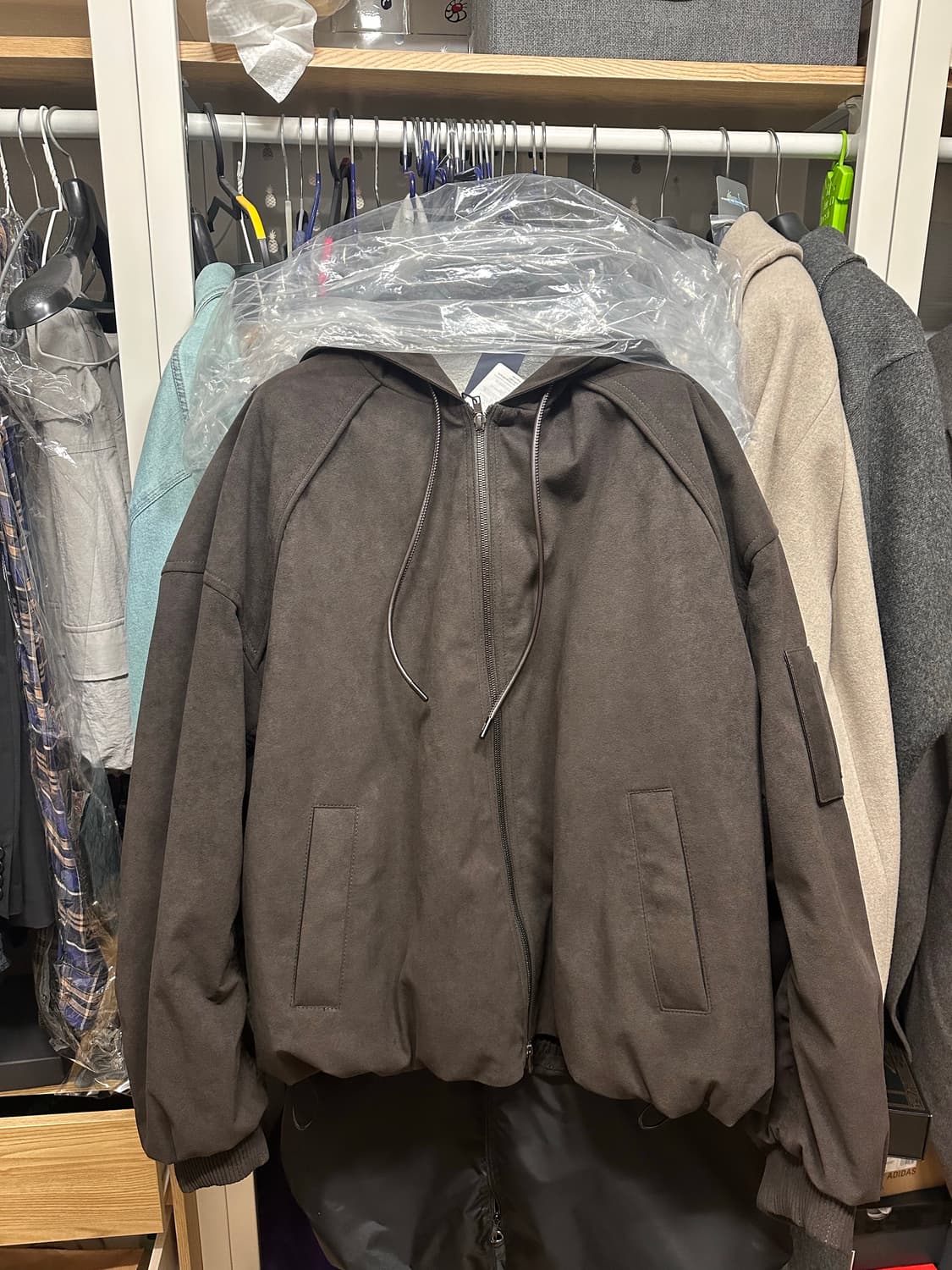 25 FW 준지 울트라 스웨이드 후드집업 50 상품이미지2