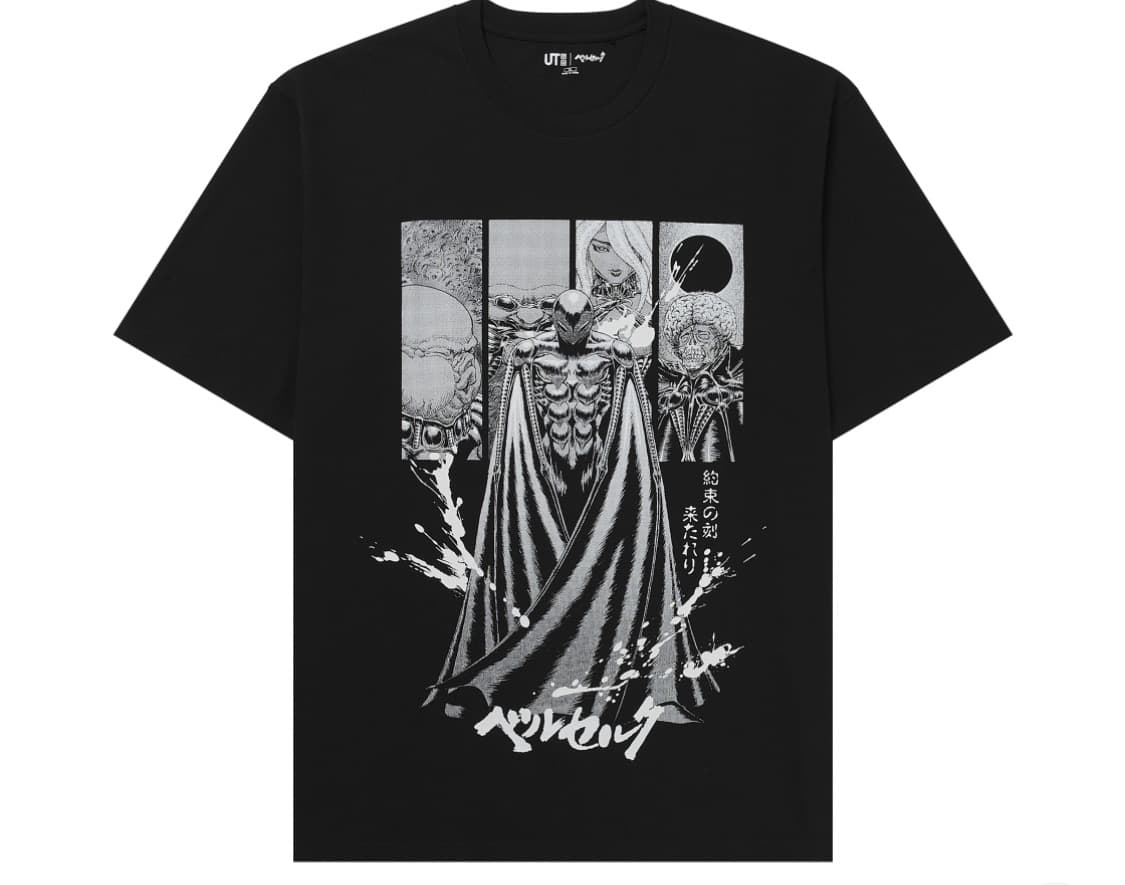 유니클로 UT x 베르세르크 망가 큐레이션 그래픽 티셔츠 B 블랙 상품이미지1