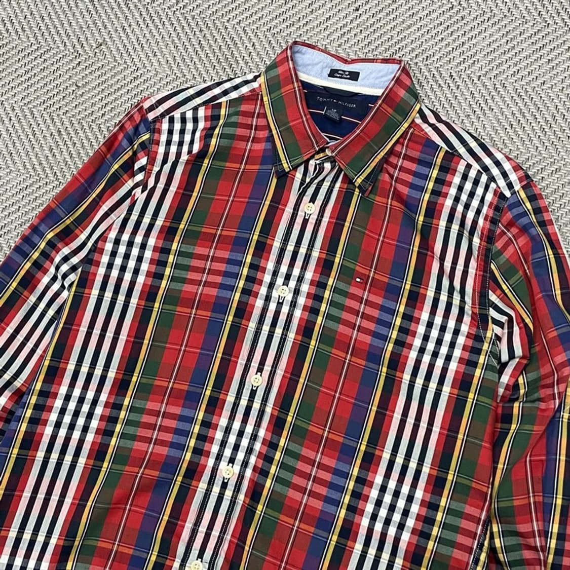 타미힐피거 체크 셔츠 v0447 상품이미지3