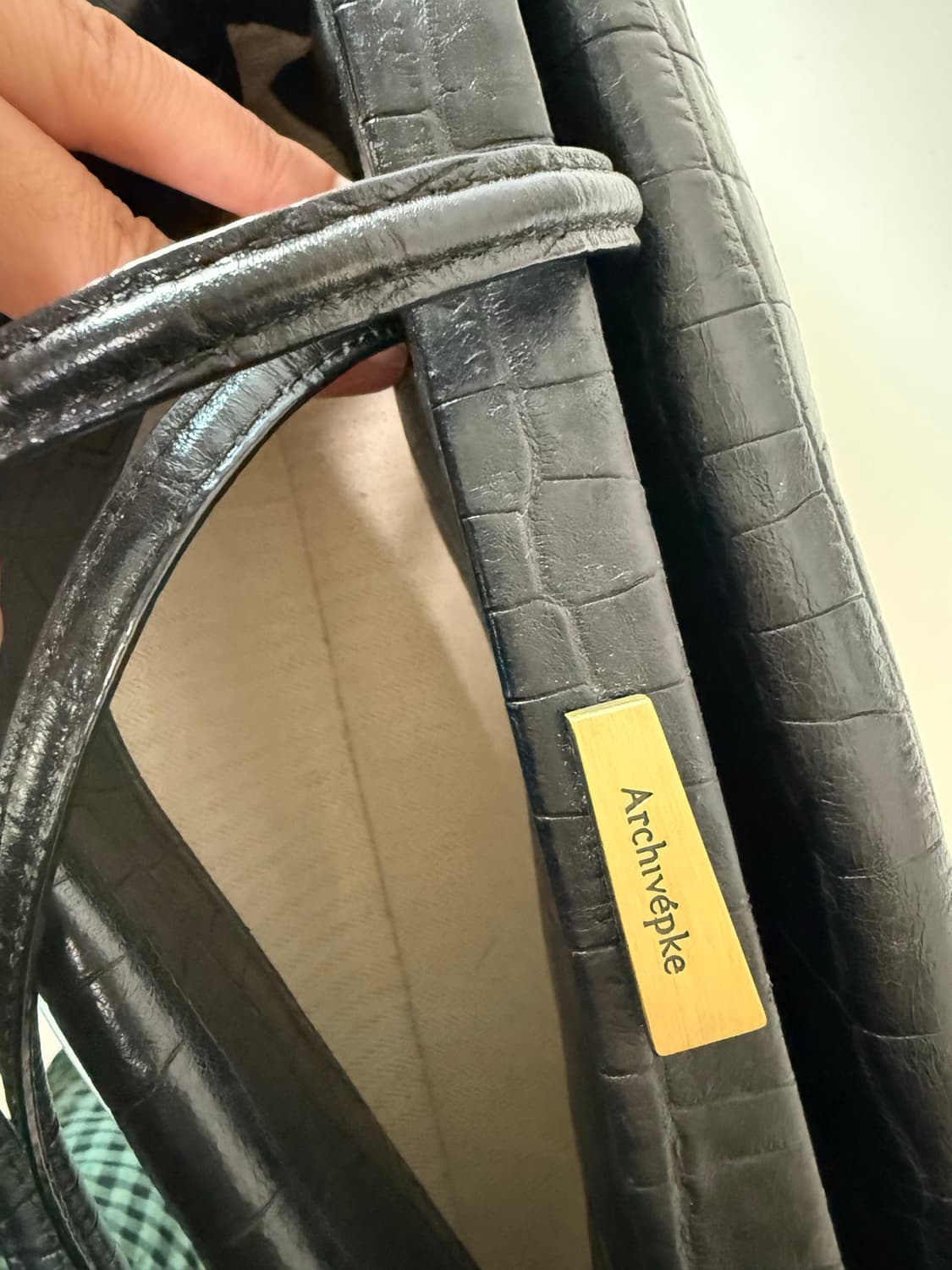 아카이브앱크 이터널백 블랙(양가죽) 상품이미지5
