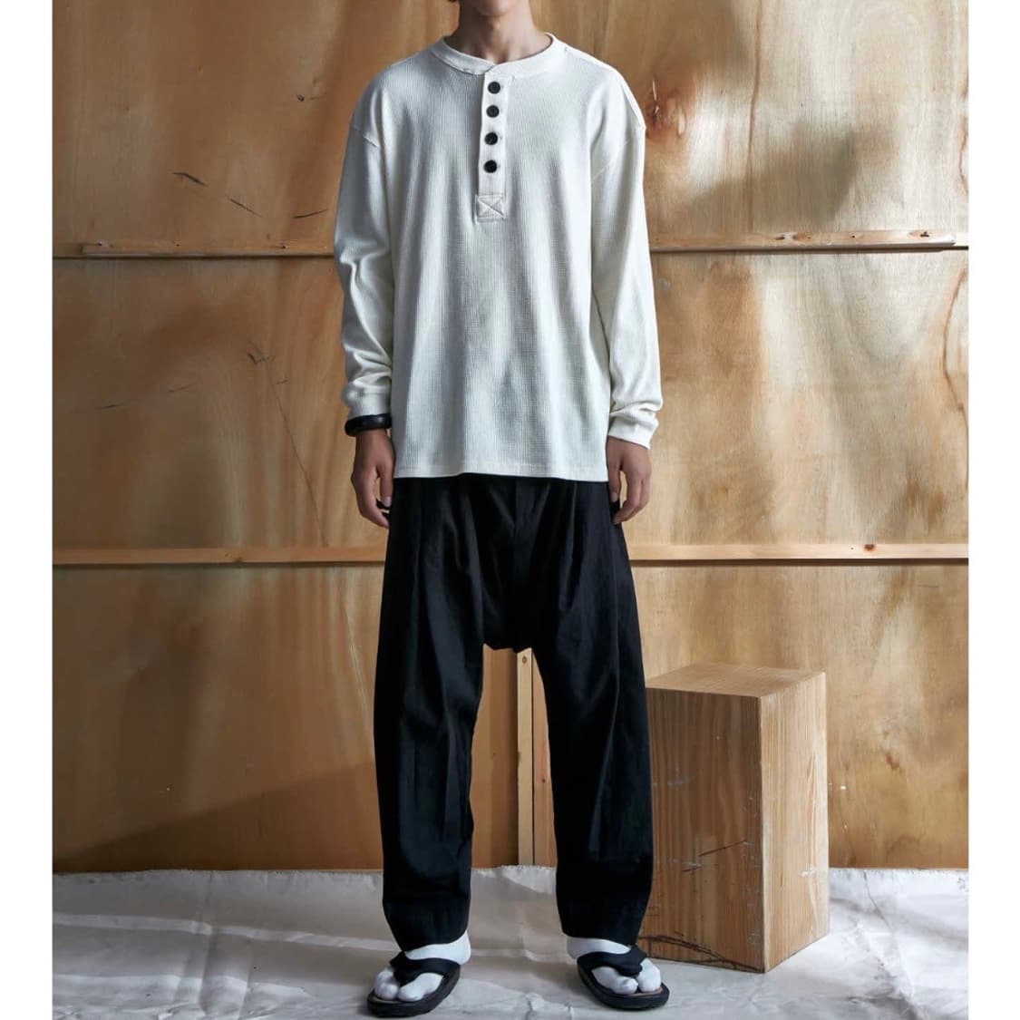 EEASSE 헨리넥 셔츠 상품이미지2