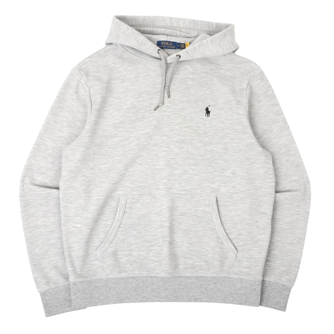 폴로 랄프로렌 QR 그레이 코튼 후드티 상품이미지1