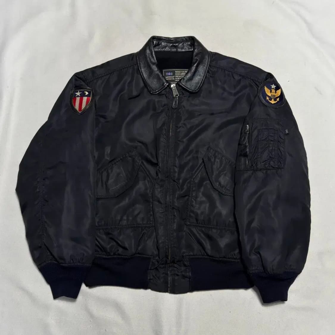 메데코 CWU-45P 소가죽 레더 항공 자켓 상품이미지2