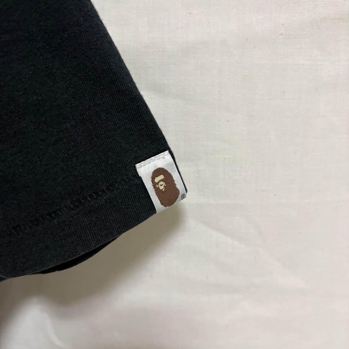 베이프 네온 컬리지 반팔티셔츠 / 블랙, 2XL 상품이미지6