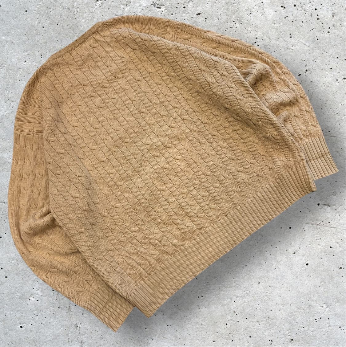 [105] 폴로 랄프로렌 v넥 케이블 니트 베이지 C153 상품이미지2